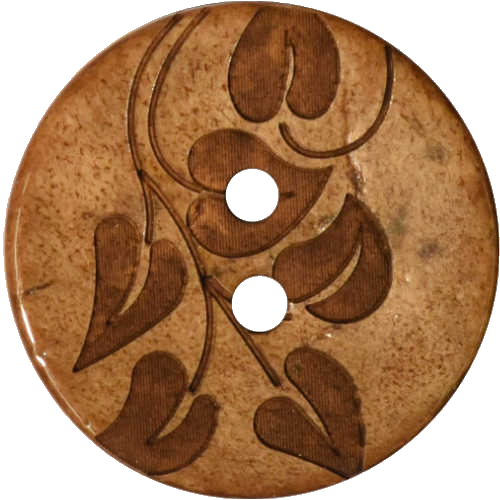 Echt Kokosnuss Knopf 15 - 23 mm