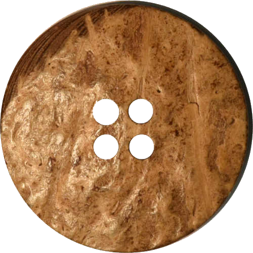 Echt Kokosnuss Knopf 13 - 28 mm