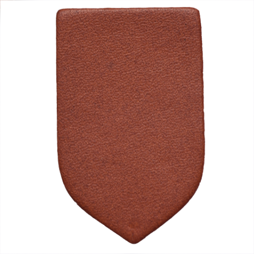 Lederstanzteil 4,0 x 2,5 cm