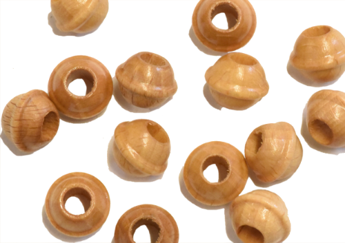 Echt Holz Kordelende 12 mm