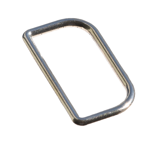 Metallschließe / D-Ring 14 x 25 mm