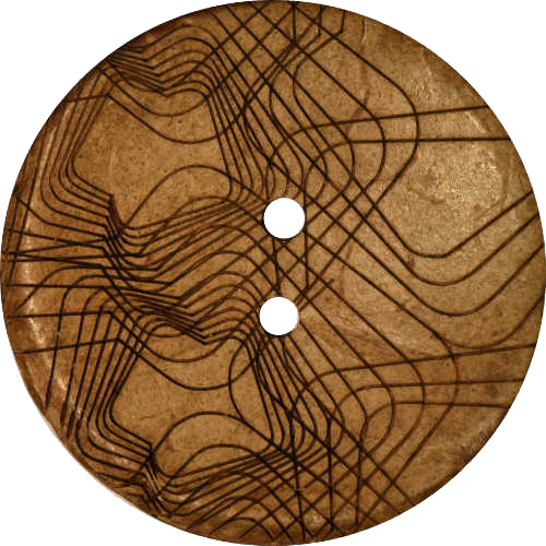 Echt Kokosnuss Knopf 23 - 40 mm