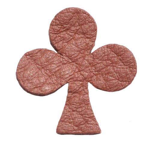 Lederstanzteil 2,4 x 2,3 cm