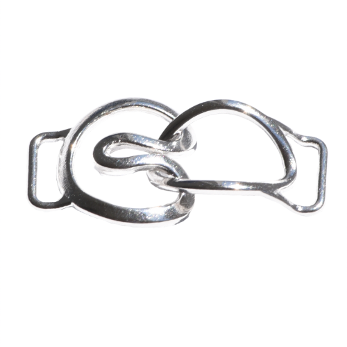 Metallschließe 2-tlg. 42 x 22 mm