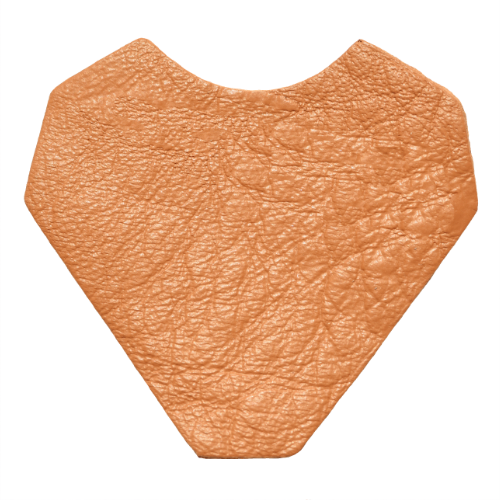 Lederstanzteil 4,0 x 3,8 cm