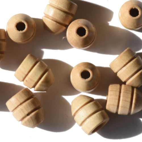 Echt Holz Kordelende 11 mm