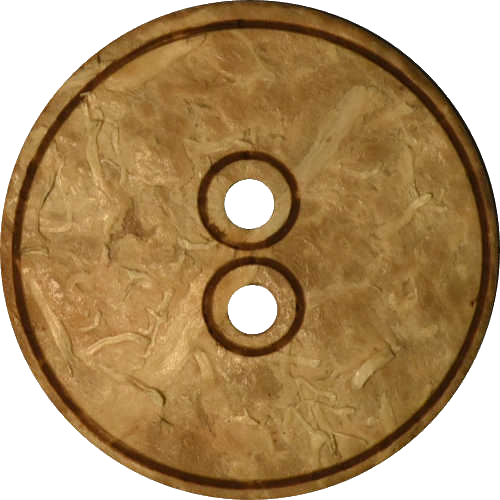Echt Kokosnuss Knopf 15 - 23 mm