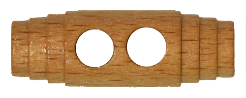 Echt Holzknebelknopf 30 mm